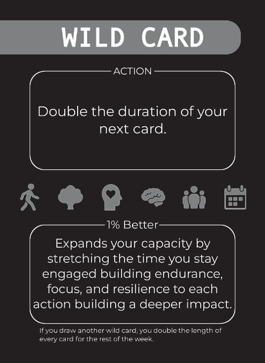 Wild Card — Double the duration
